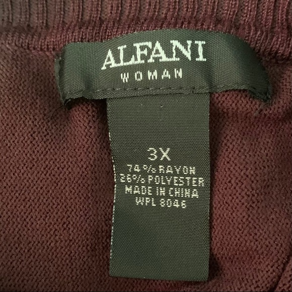 ALFANI Turtleneck Ruffle Poncho Style Sweater - Picture 14 of 14